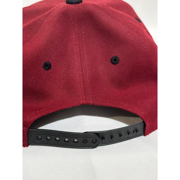 Leaders L.O.G.A. Mens Trucker hat Cap Maroon New Grindtime Skater Snowboard y2k - Picture 5 of 7
